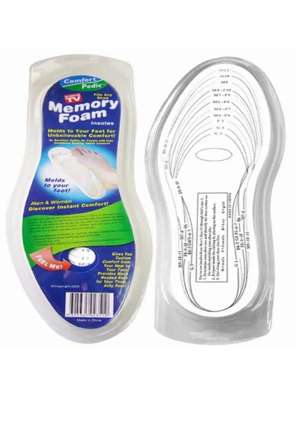 Стельки для обуви с памятью Memory Foam