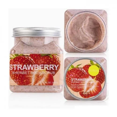 Скраб для тела Wokali Sherbet Body Scrub Клубника