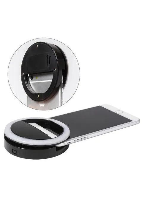 Светодиодное кольцо для селфи Selfie Ring на батарейке