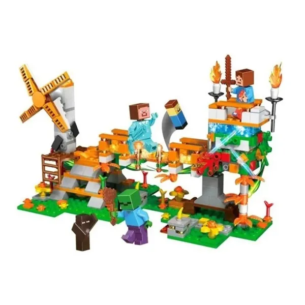 Конструктор QS08 My World 44086 Золотой мост 463 деталей