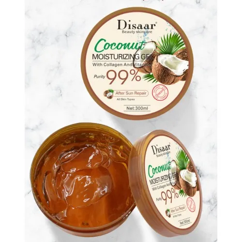 Гель для лица и тела с кокосом и коллагеном Disaar Coconut 300 мл