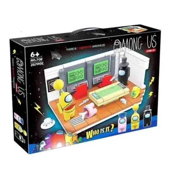 Конструктор Renzaima Among Us 708 3 фигурки и аксессуары