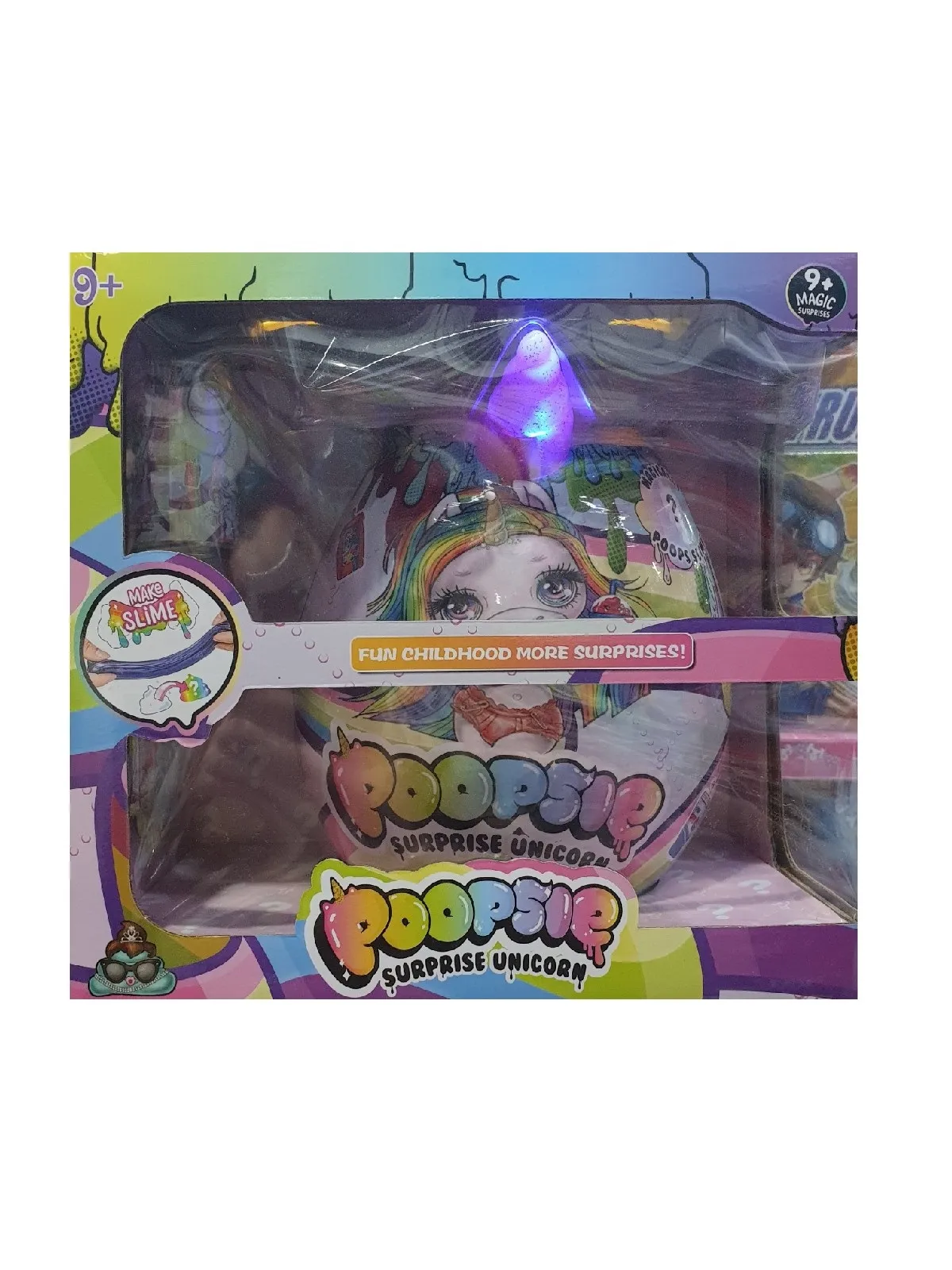 Большое яйцо со светящимся рогом Poopsie Surprise Unicorn