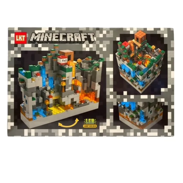 Конструктор LKT Minecraft 123-222 Башня ледяного дракона 777 деталей
